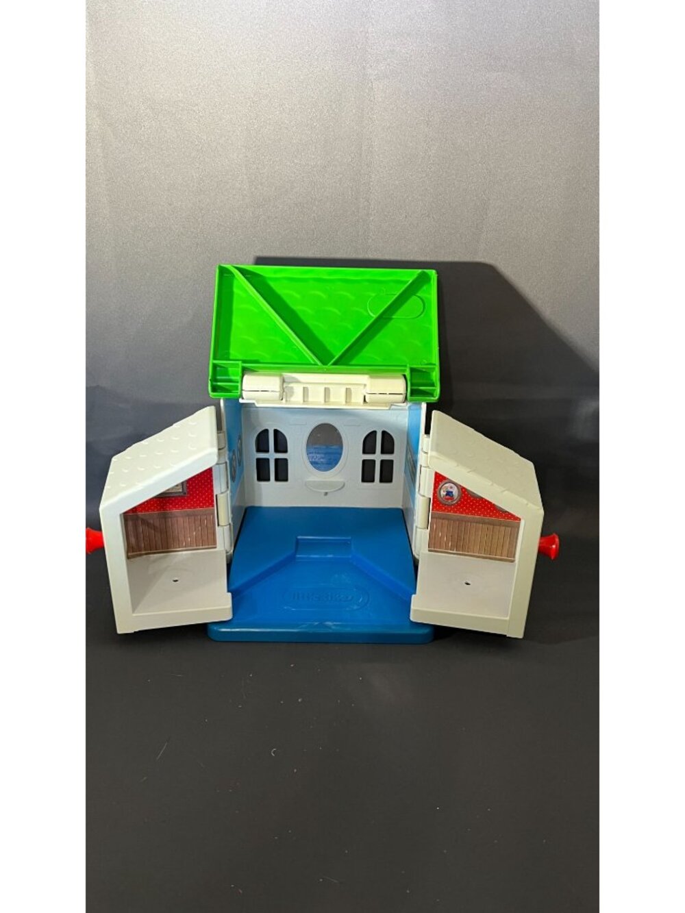 Little Tikes Dollhouse Carry Along Playset Green Roof Vintage - Picture 6 of 10